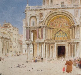 Die Nordwestecke von St. Marks